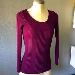 ITZ OUR TIME Knit Cold Shoulder Top